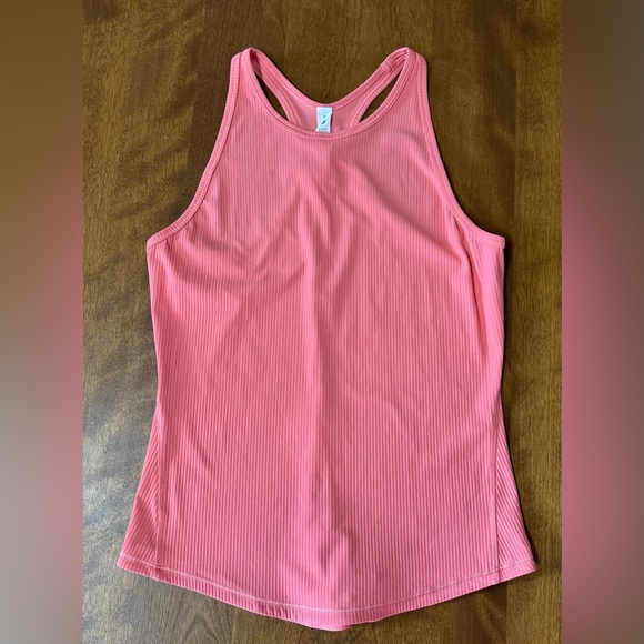 Lululemon Base Pace Ribbed Tank Top in “Raspberry Cream” Color Size 6 - Picture 5 of 10